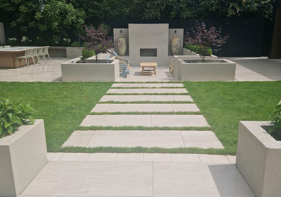 Porcelain Paving laying services